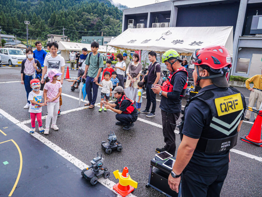 「2023越前げんきフェスタ」にてDJI RoboMaster S1を用いた地上型ドローン体験会を実施いたしました！ 画像