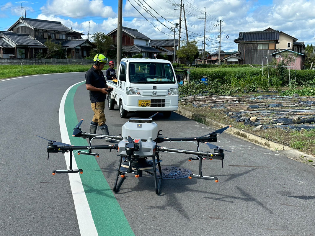 甲賀市水口町で肥料散布を行いました！  画像